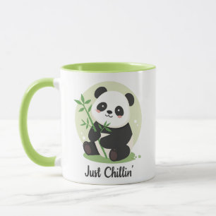 Taza Panda divertido y relajante