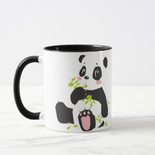 Taza Panda estampado café mug