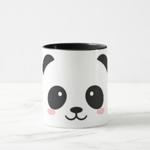 Taza Panda feliz linda de la cara
