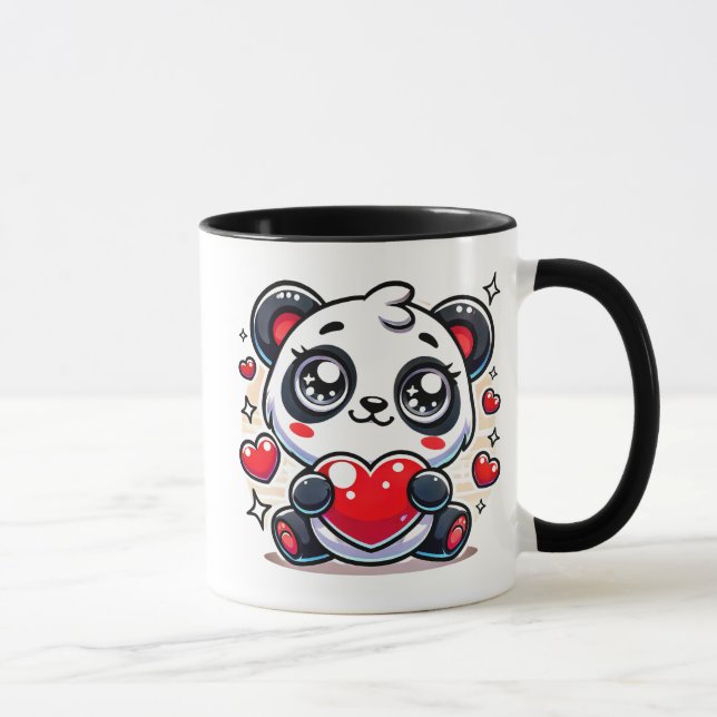 Taza Panda joli coeur. (Derecha)