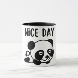Taza Panda Playtime Cute Panda Cup para una pequeña ave