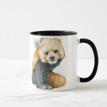 Panda roja Cub - R está para la panda roja