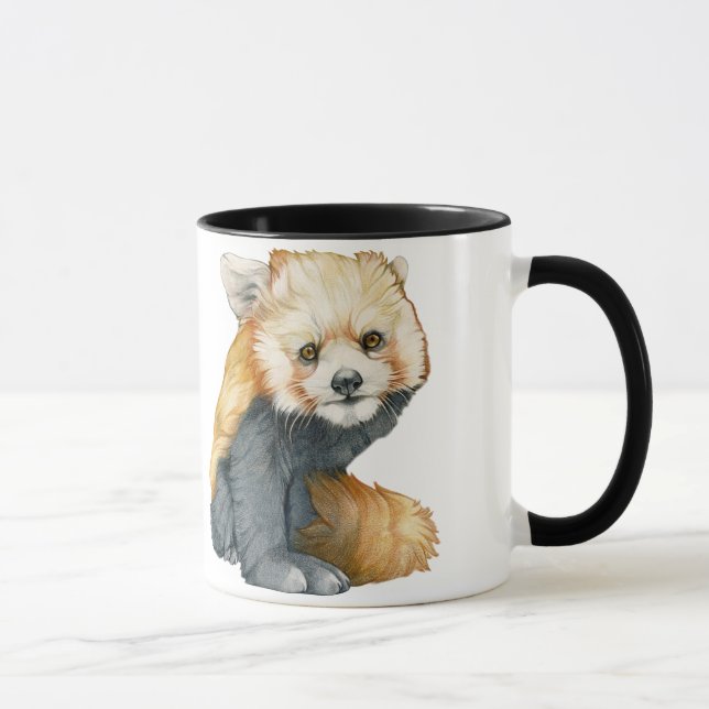 Taza Panda roja Cub - R está para la panda roja (Derecha)