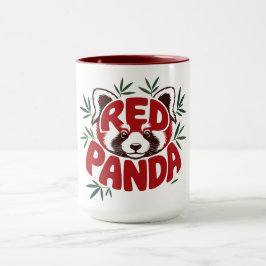 Taza Panda rojo