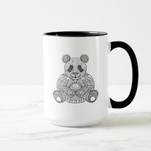 Taza Panda tribal inspirada