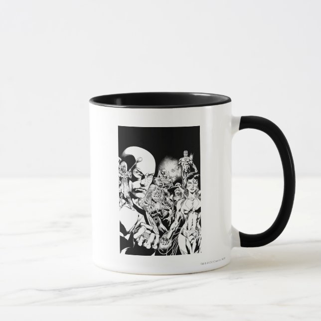 Taza Panel de comic nocturno más negro 2 (Derecha)