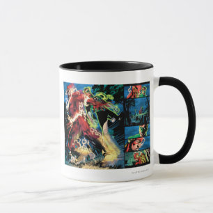 Taza Panel de relámpago y linterna verde