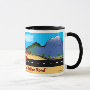Taza Panorama de la ruta 66 de New México