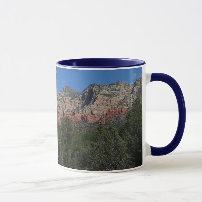 Taza Panorama de rocas rojas en Sedona Arizona (Derecha)