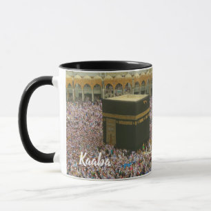 Taza panorámica de Kaaba Haj de La Meca