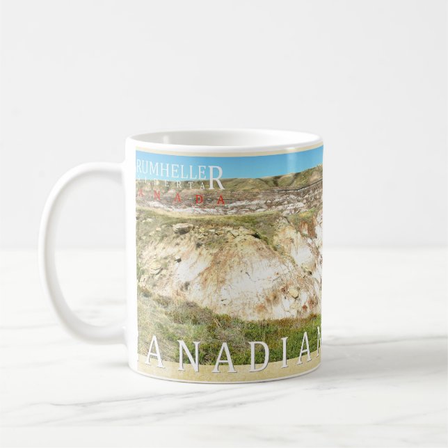 Taza panorámica de la foto de Drumheller de los (Izquierda)