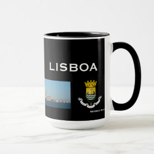 Taza panorámica de Lisboa Portugal