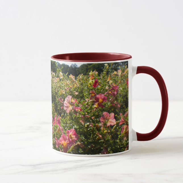 Taza Panorámico Petunias Mug (Derecha)