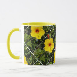 Taza Pansias amarillas brillantes