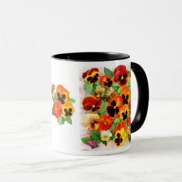 Taza Pansy Sunset
