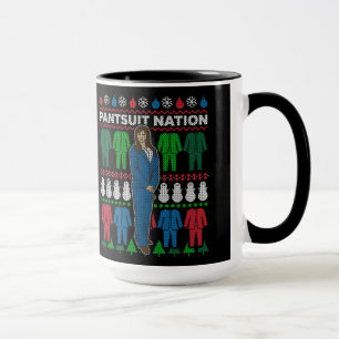 Taza Pantsuit Nation Dark Background Navidades Mug