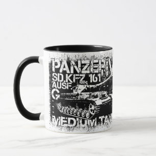 Taza Panzer IV 11 oz Ringer Mug