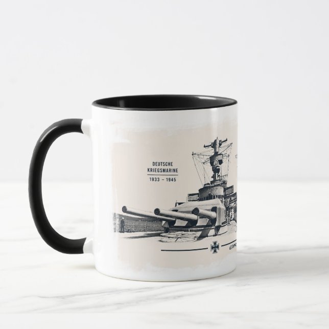 Taza Panzerschiff Deutschland Mug (Izquierda)