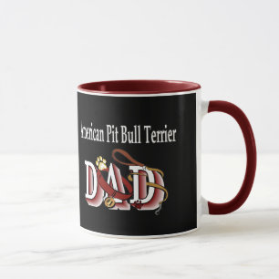 Taza Papa americano de Pit Bull Terrier