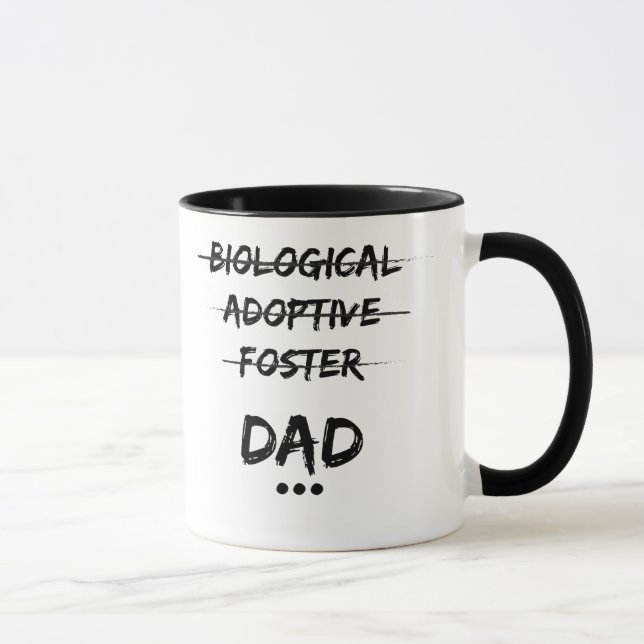 Taza … Papá biológico, adoptivo, adoptivo (Derecha)