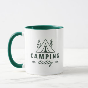 Taza Papá campista papá bosque campista divertido padre