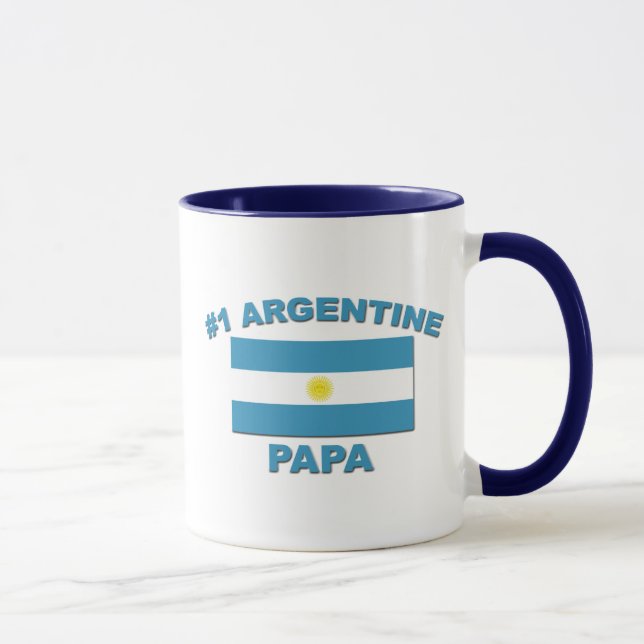 Taza Papá de #1 Argentina (Derecha)
