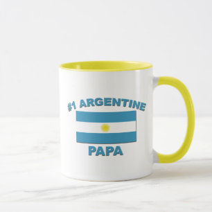 Taza Papá de #1 Argentina