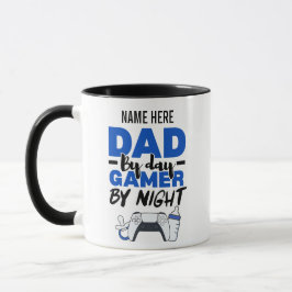 Taza Papá de Día, Jugador de Noche Día del Padre