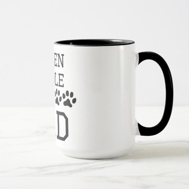 Taza Papá de Goldendoodle (Derecha)