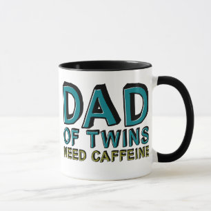 Taza Papá de los gemelos NEED Caffeine