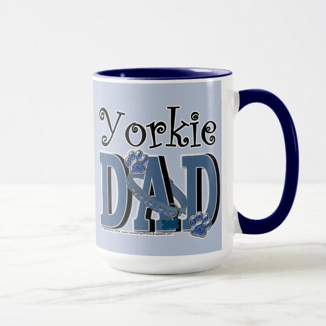Taza PAPÁ de Yorkie (Derecha)