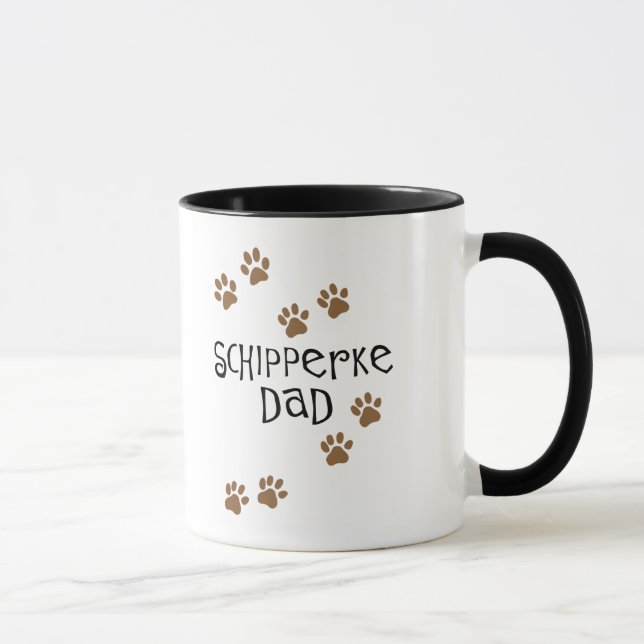 Taza Papá del Schipperke (Derecha)