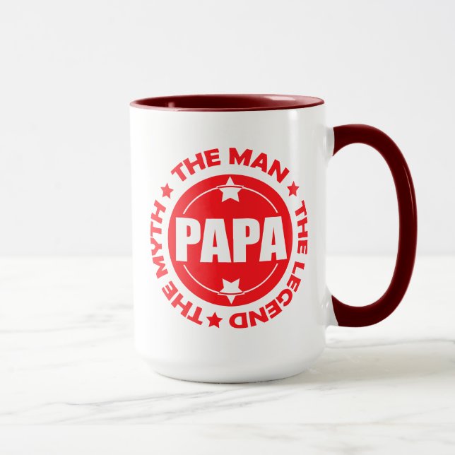 Taza Papá. El Hombre. El Mito. La Leyenda. (Derecha)