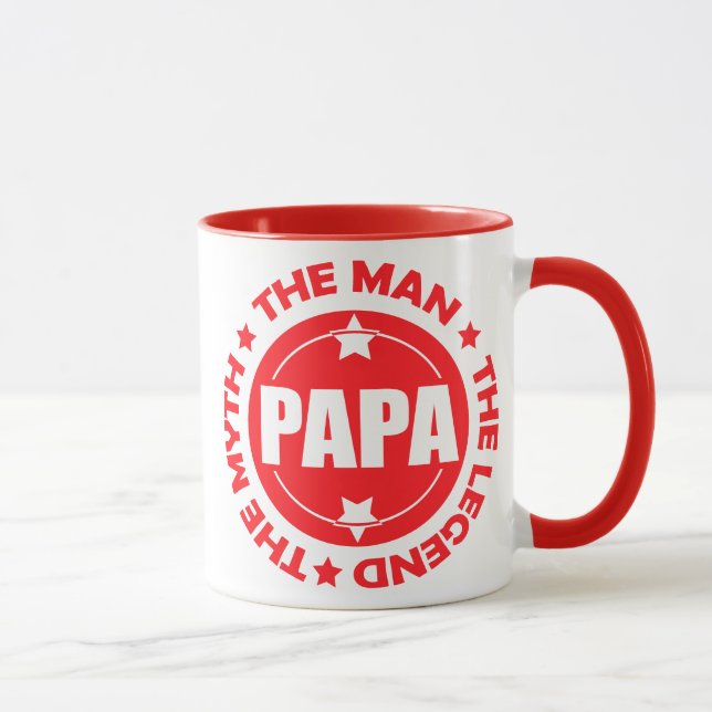 Taza Papá. El Hombre. El Mito. La Leyenda. (Derecha)