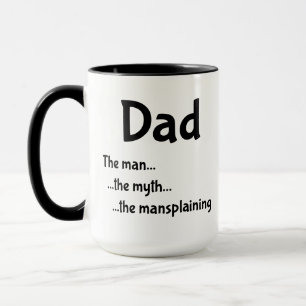 Taza Papá...el hombre...el mito...las manchas.