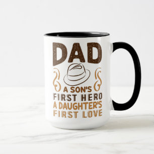Taza Papá - El primer héroe del hijo, el primer amor 