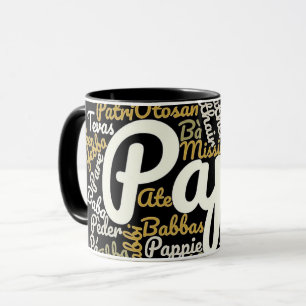 Taza Papa en diferentes idiomas