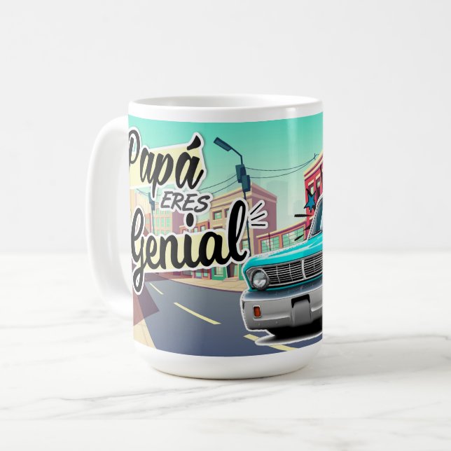 Taza Papá Eres Genial (Anverso izquierdo)