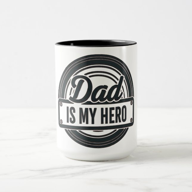 Taza Papá es mi héroe (Centro)