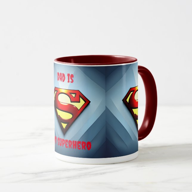 Taza papá es mi superhéroe (Anverso derecho)