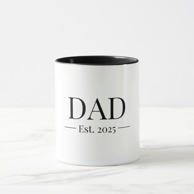 Taza Papá Establecido 2025 (Centro)