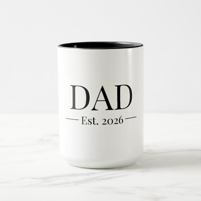Taza Papá Establecido 2026 (Centro)