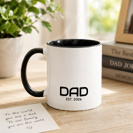 Taza Papá Establecido Nuevo Regalo para Papá