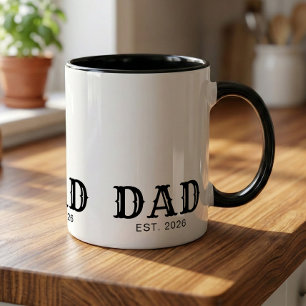 Taza Papá Establecido Nuevo Regalo para Papá