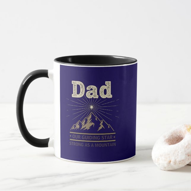Taza Papá Estrella Guía Montaña (Con donut)