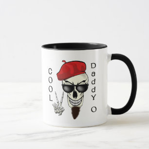 Taza Papá fresco - cráneo del Beatnik de O