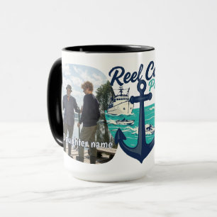 Taza Papa Genial de Caña - Diseño de Barcos y Pesca de