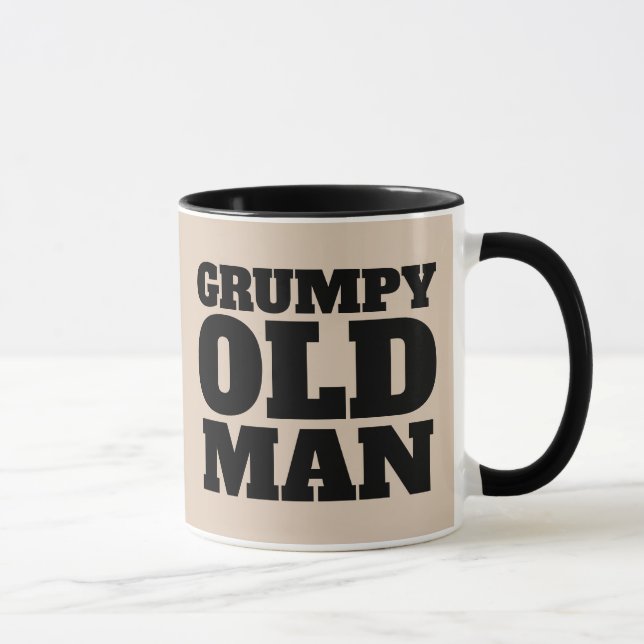 TAZA PAPÁ GRANDPA GRUMPY ANCIANO CAFÉ MUG (Derecha)