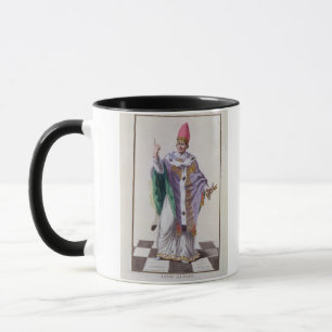 Taza Papa León III (795-816) de 'DES Estampes de
