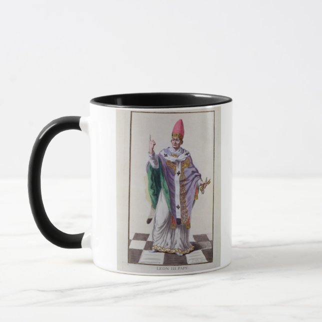 Taza Papa León III (795-816) de 'DES Estampes de (Izquierda)